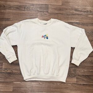D.A.R.E Classic White Crewneck Sweater